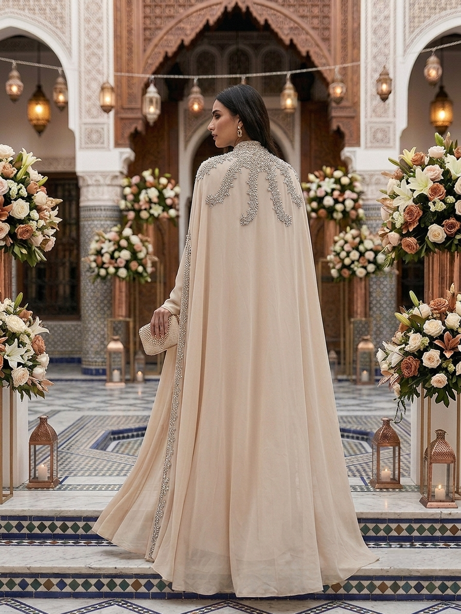 Beige abaya - Image 2