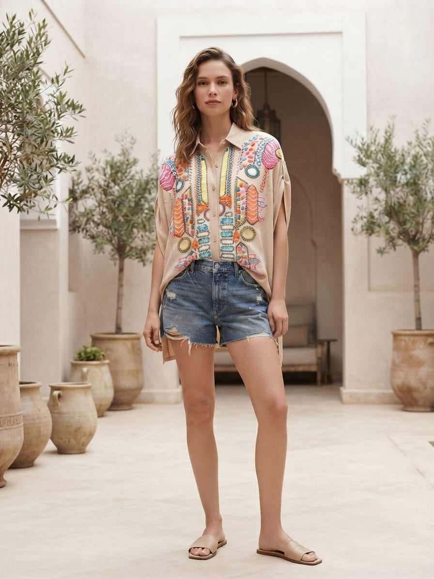Embellished Shirt