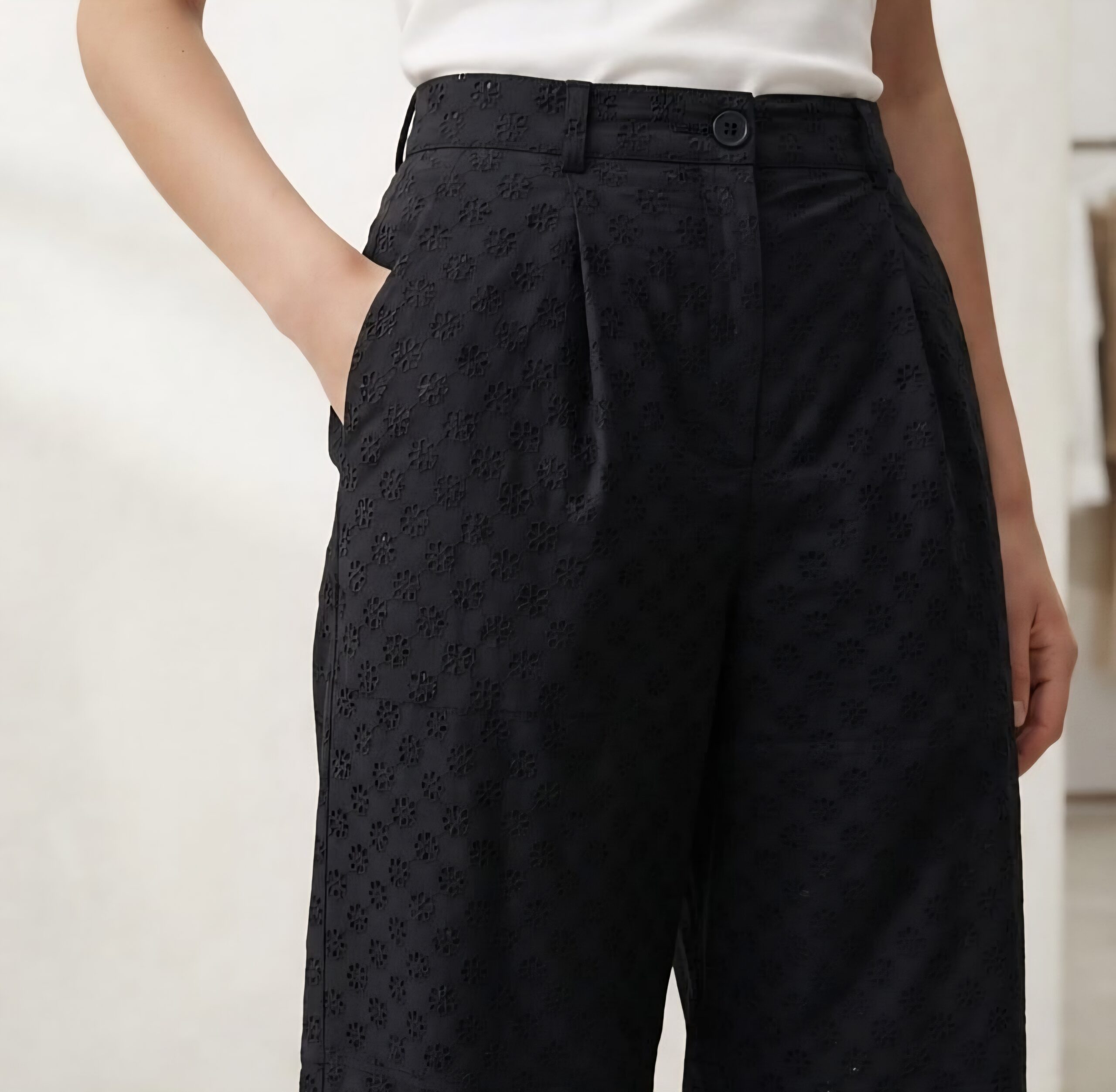 embroidered pants - Image 2