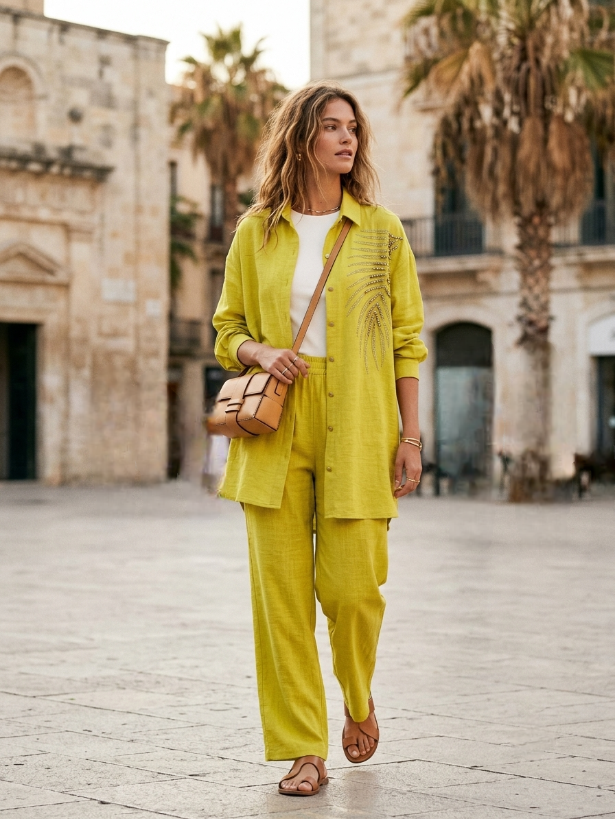 Linen Kiwi Set