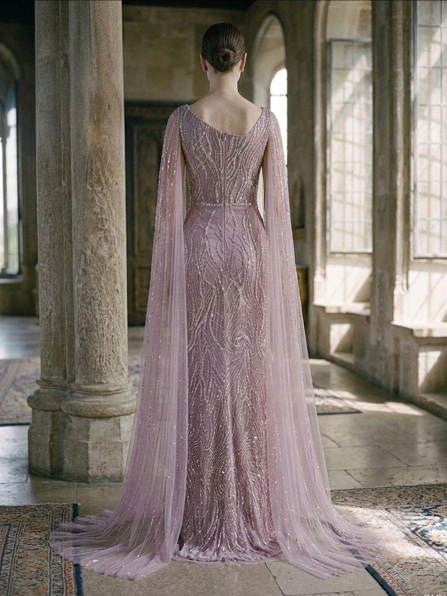 Lilac Evening Gown