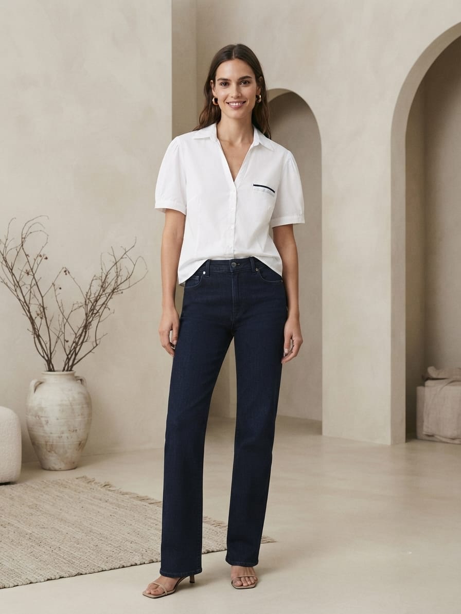 Pocket White Shirt