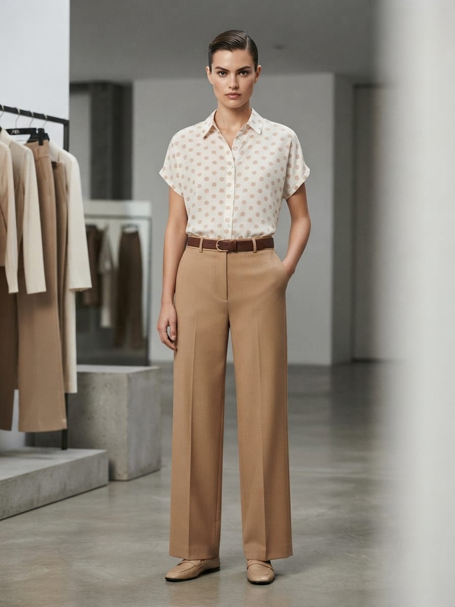 Polka-Dot  Blouse