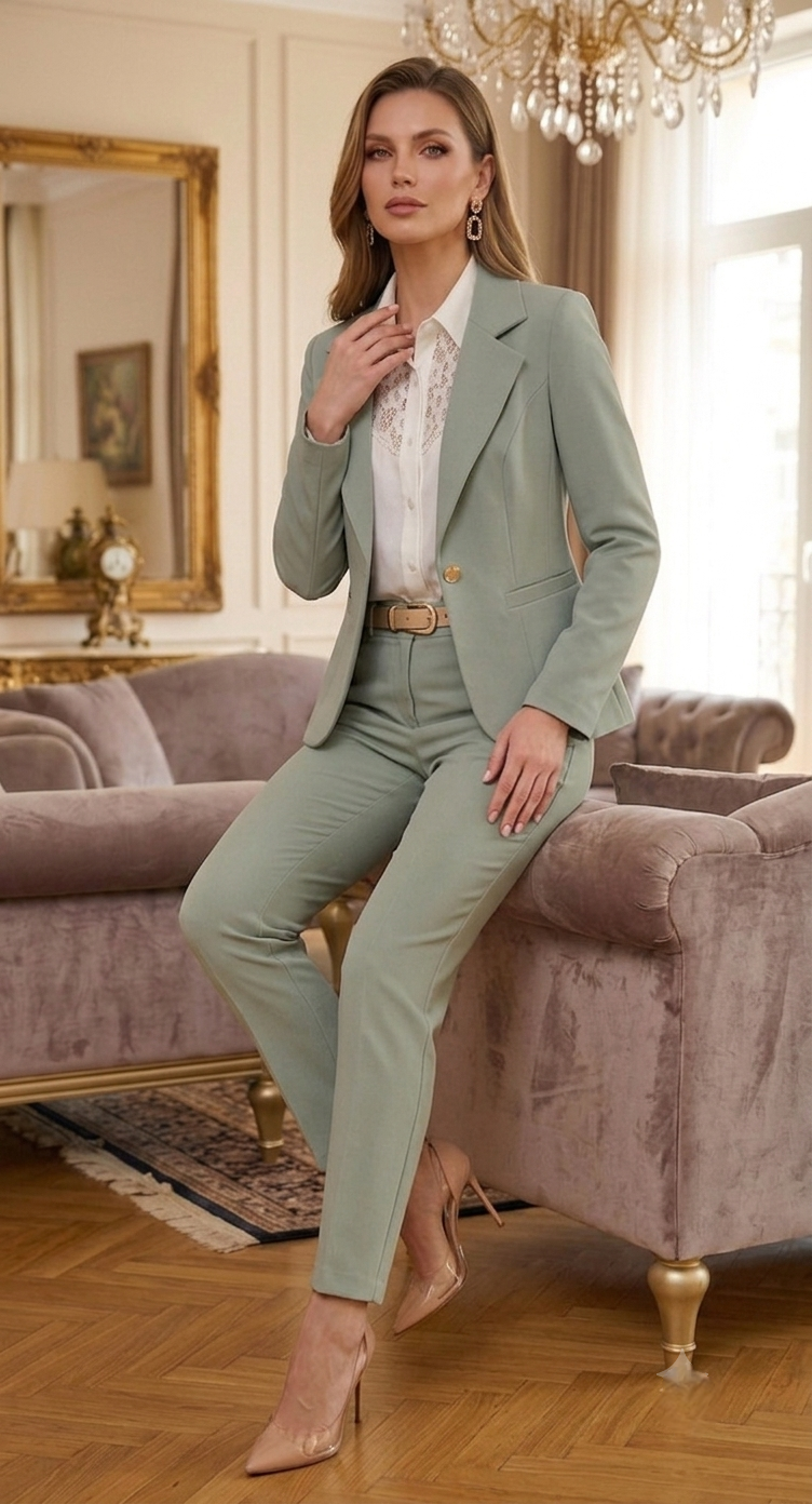 Sage Pantsuit