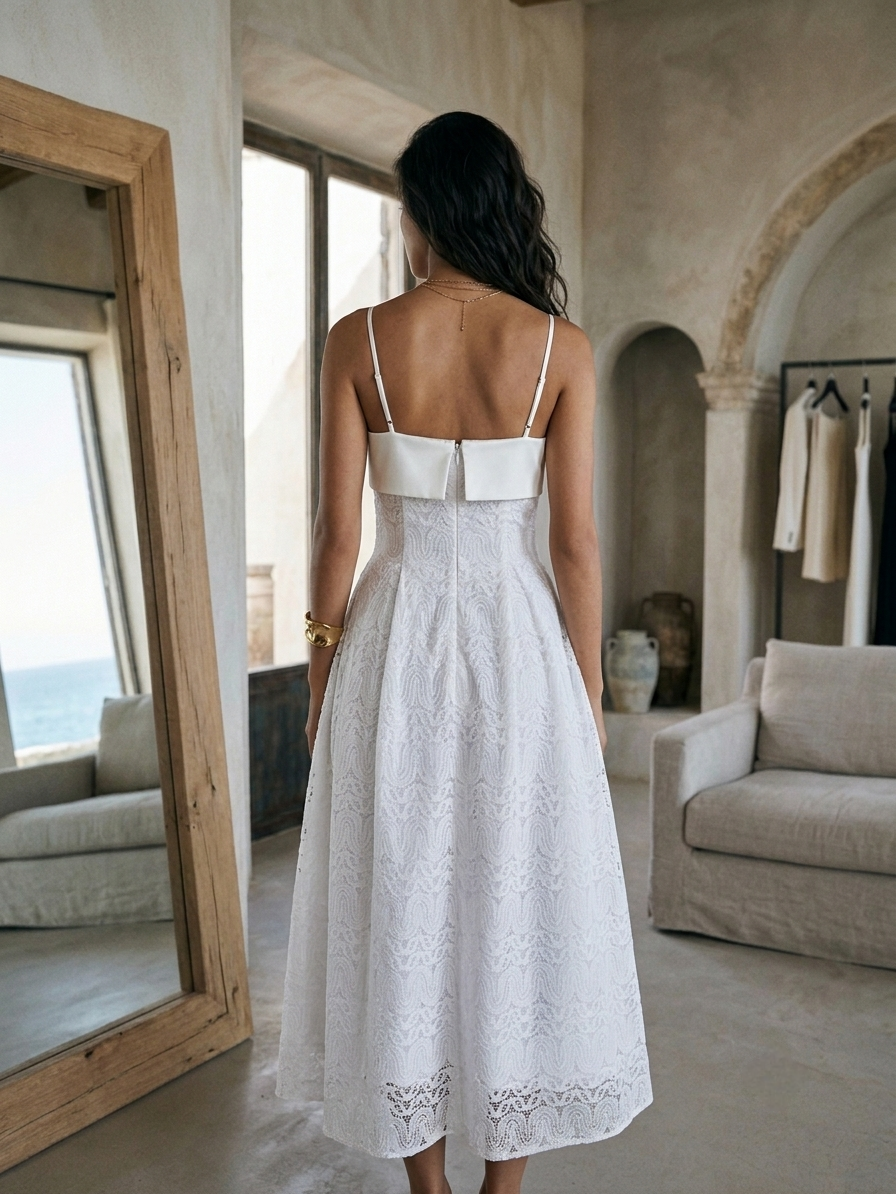 White Lace Dress