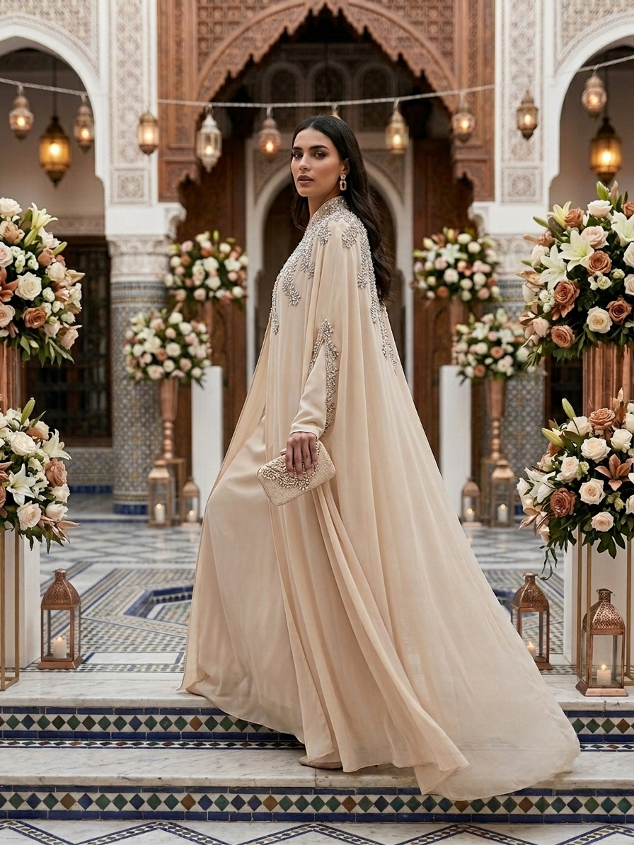 Beige abaya - Image 3