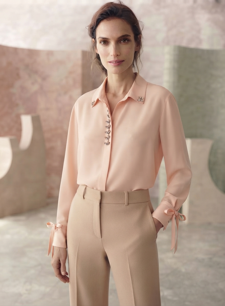 Bows Cuff Shirt - Image 3