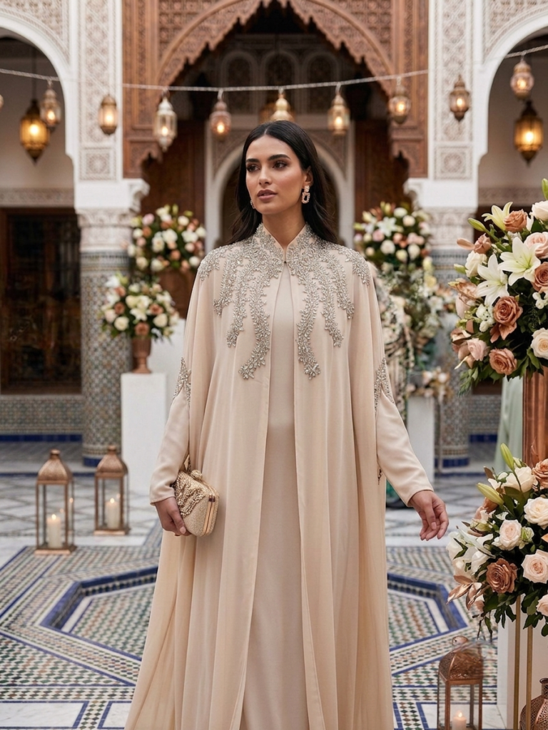 Beige abaya