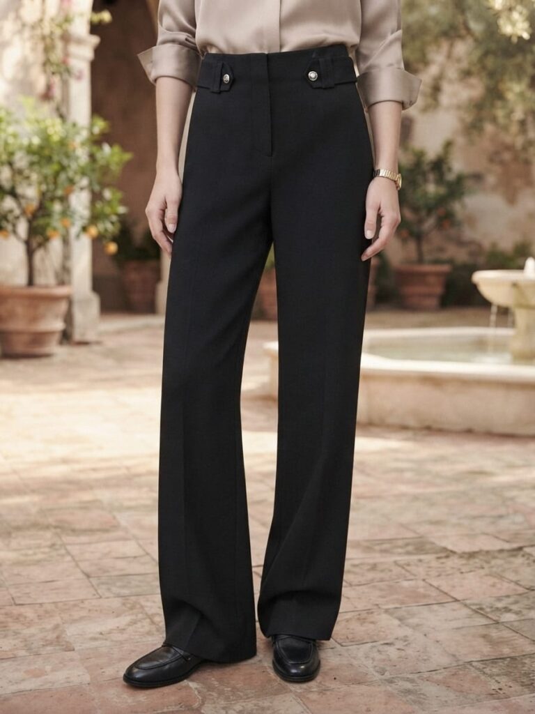 black formal pants