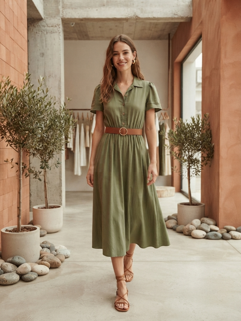 Khaki Dress
