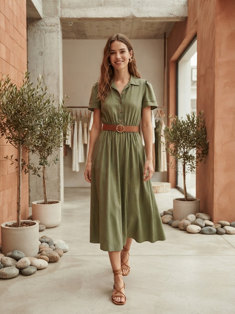 Khaki Dress