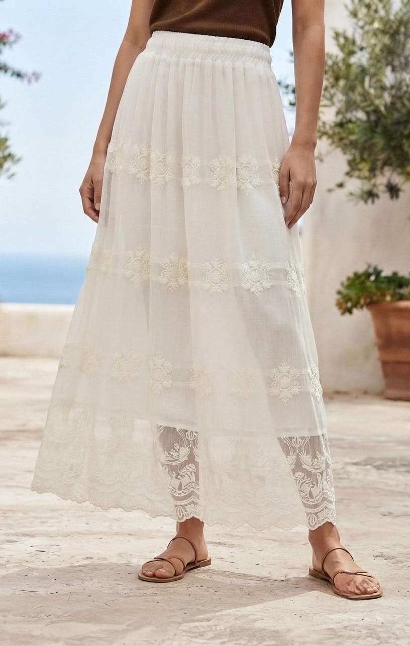 Lace Maxi Skirt