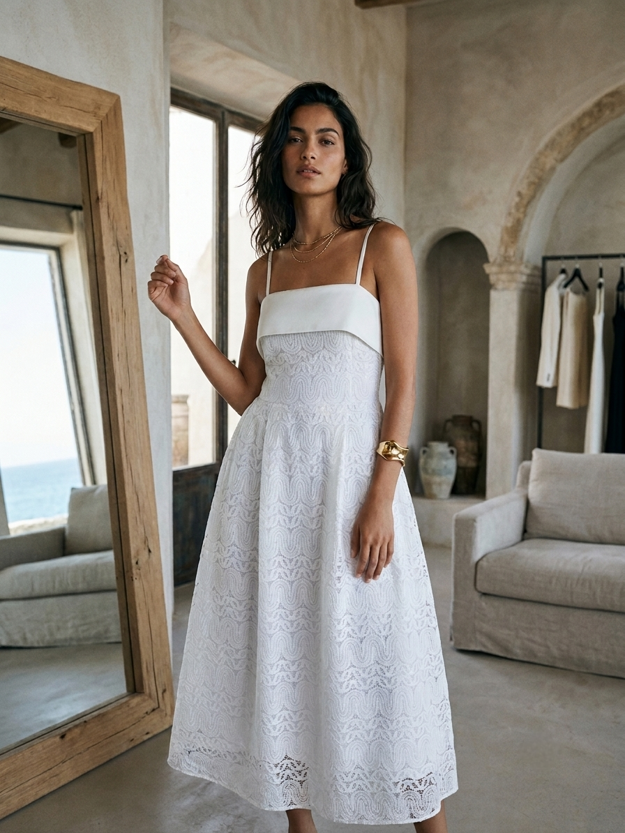 White Lace Dress