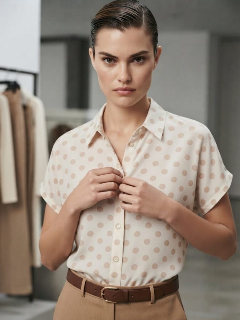 Polka-Dot  Blouse
