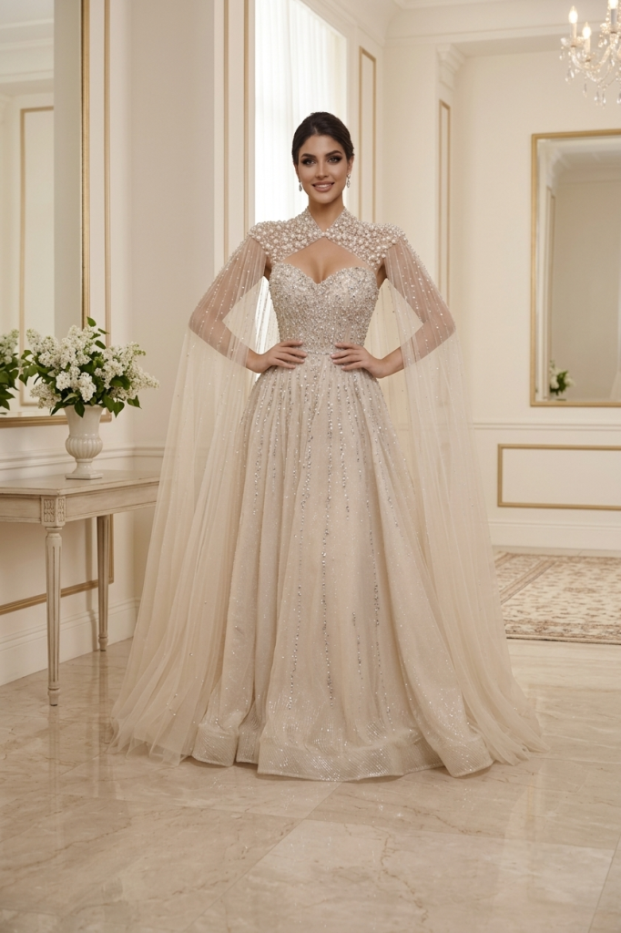 Royal off-white Gown