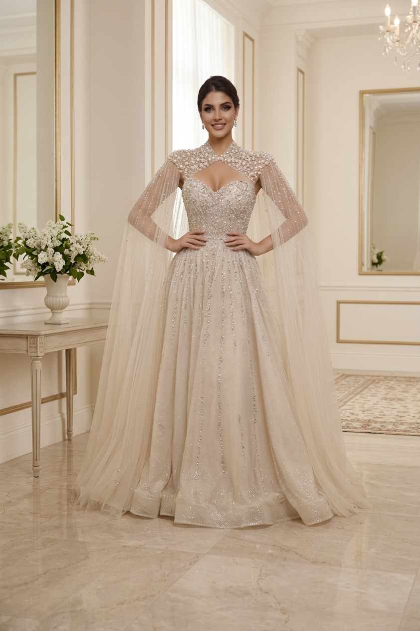 Royal off-white Gown