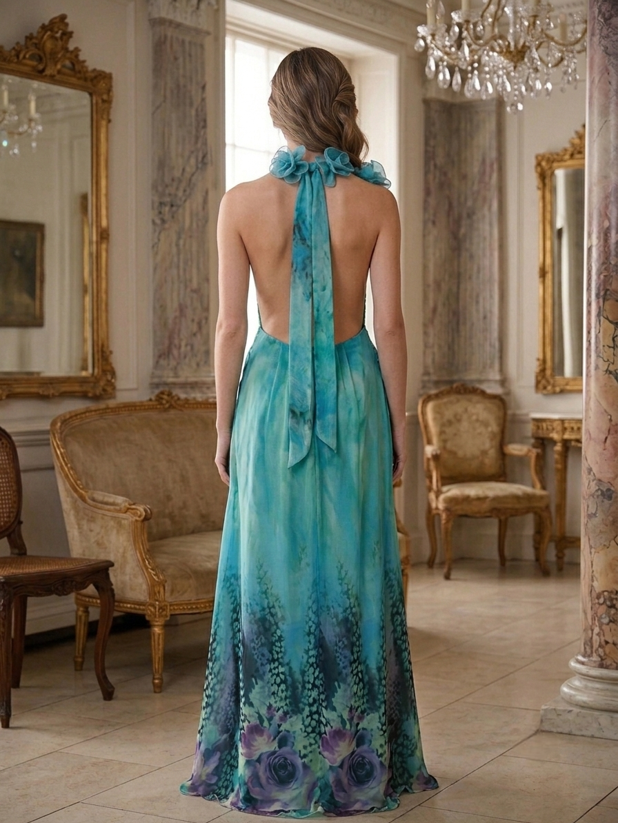 Backless Evening Gown - Image 3