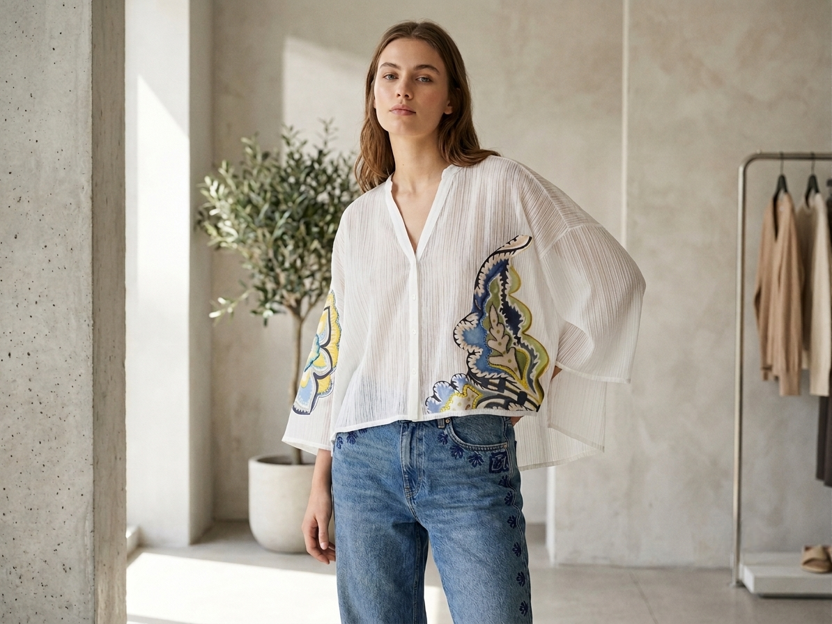 Bohemian-inspired Blouse