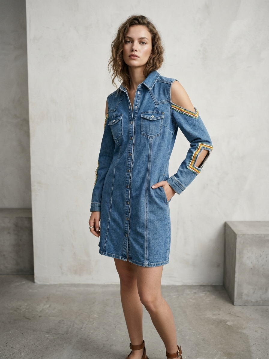 Denim Mini Dress
