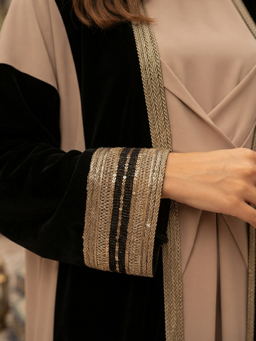 Two-Tone Abaya
