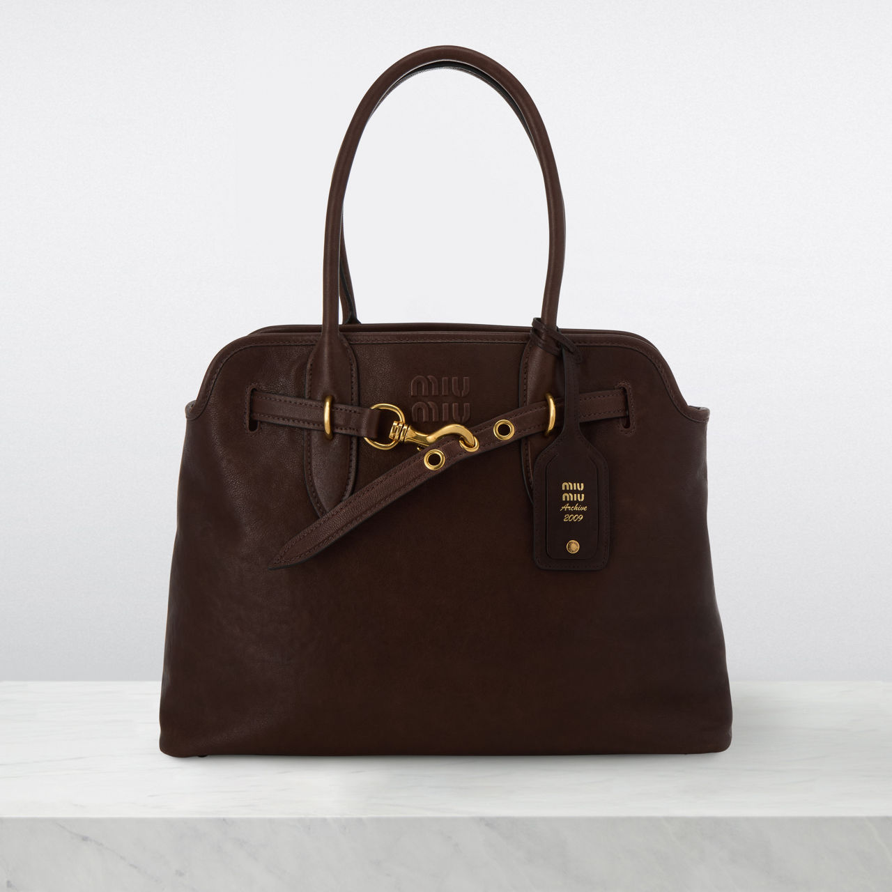 Brown Leather Tote Bag