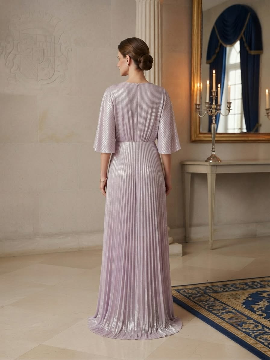 Metallic pink dress - Image 3