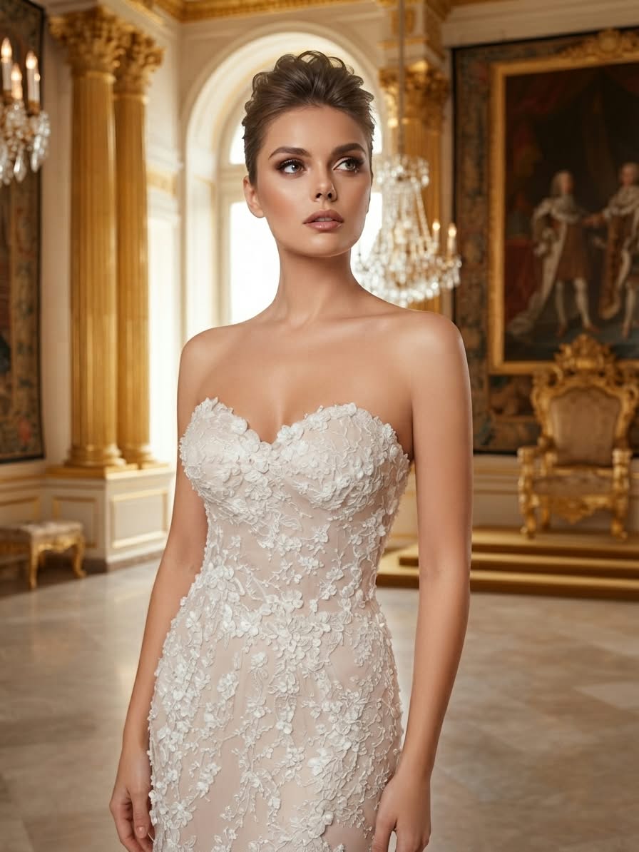 Mermaid royal gown