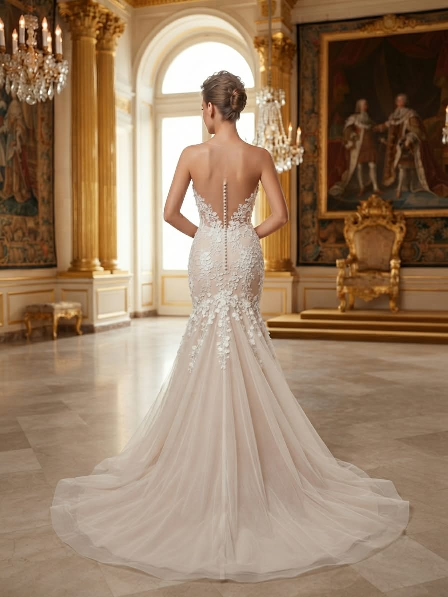 Mermaid royal gown - Image 3