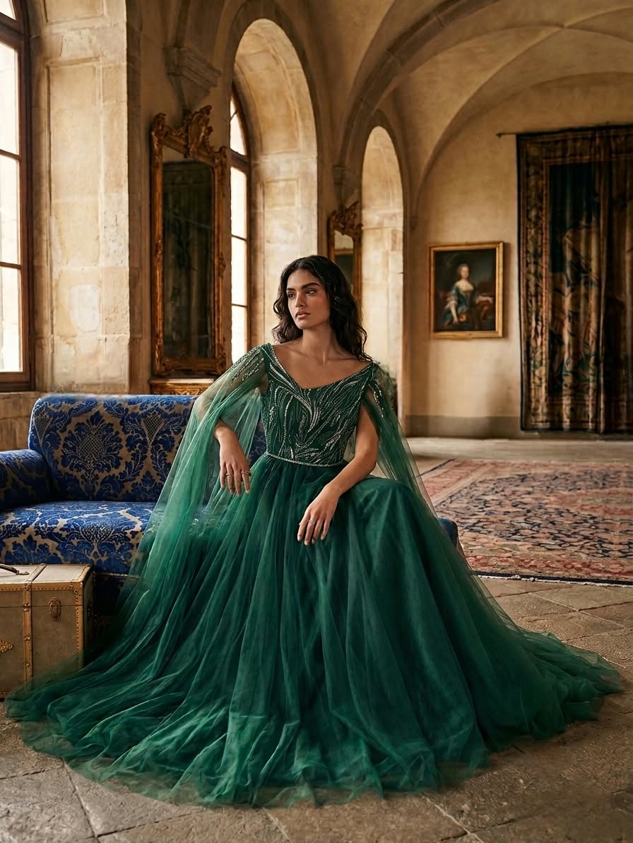 Opulent gown