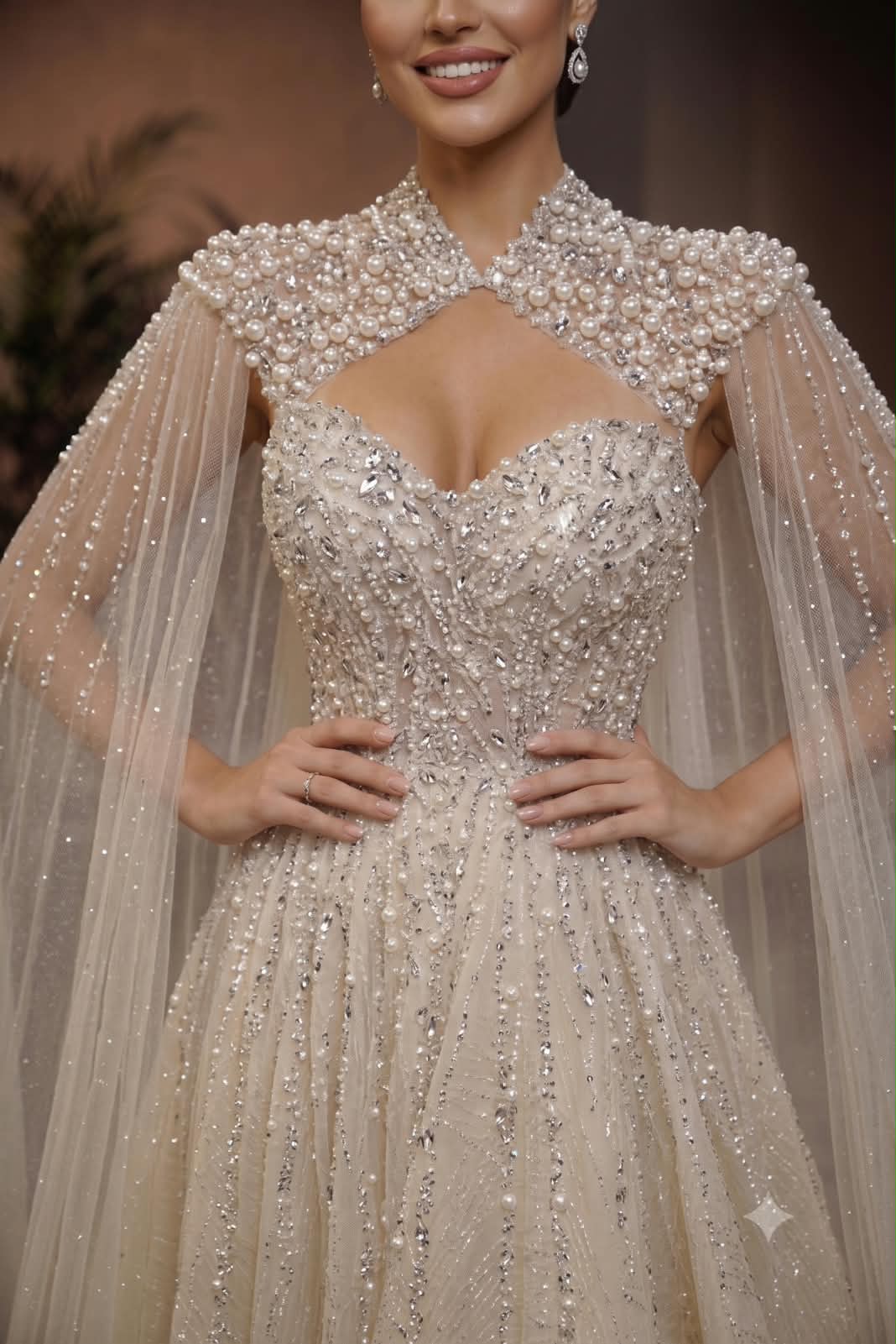 Royal off-white Gown