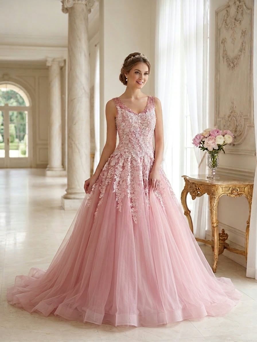 Lace & Tulle Ballgown