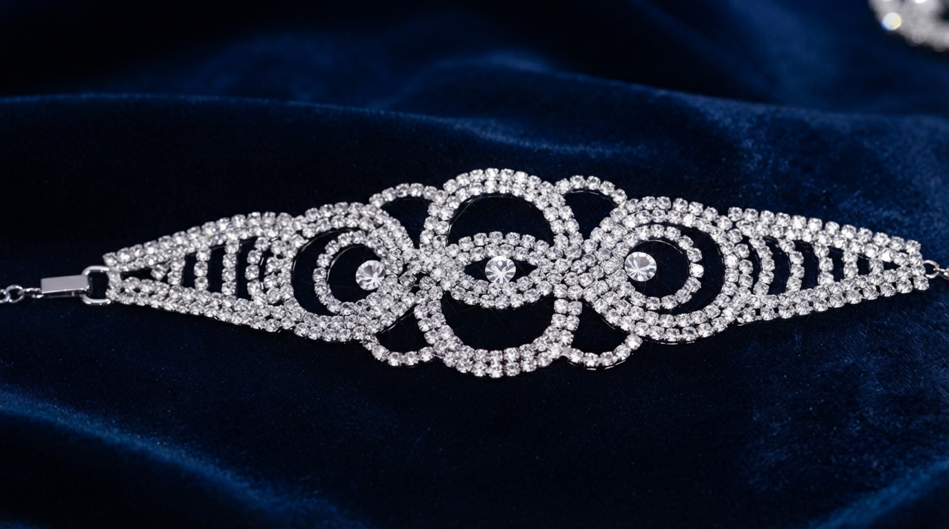 Rhinestones Bracelet - Image 2